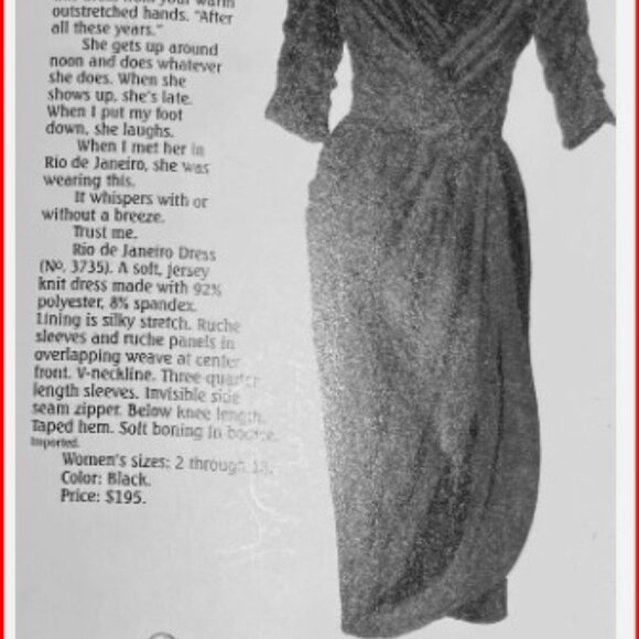 OLD HOLLYWOOD GLAMOUR AND CONSTRUCTION! Unworn! NWOT! J. Peterman, | 16 | - Picture 2 of 10